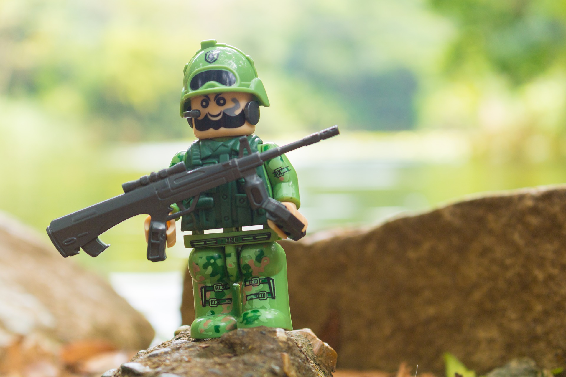 레고 군인 모형